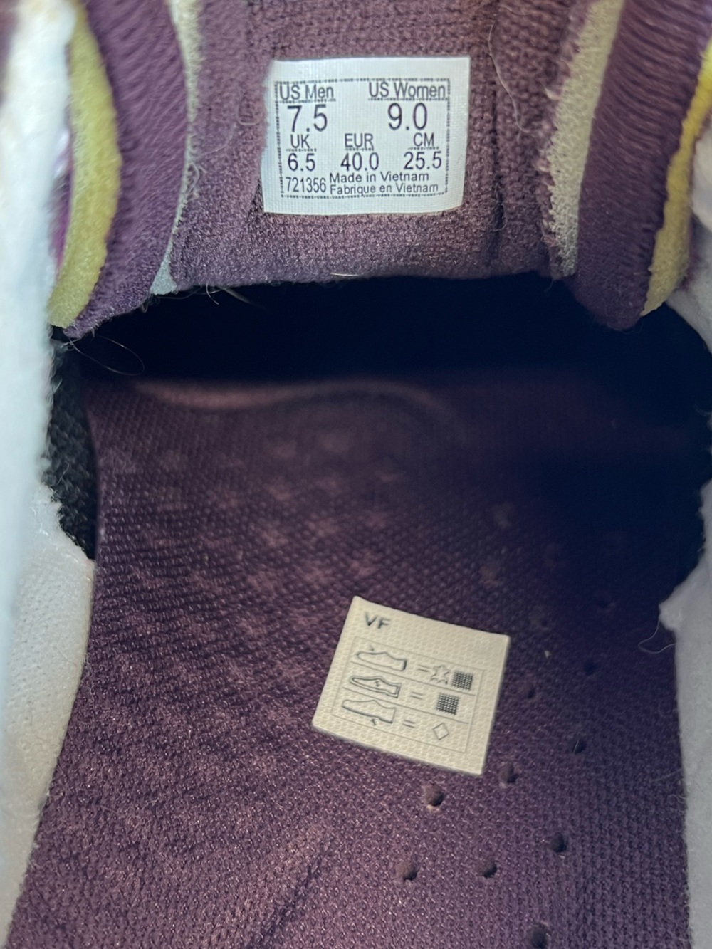 Vans Old Skool Overt CC Platform Sneaker Womens 9 Color:Wine Tasting LKNW! - Picture 9 of 15